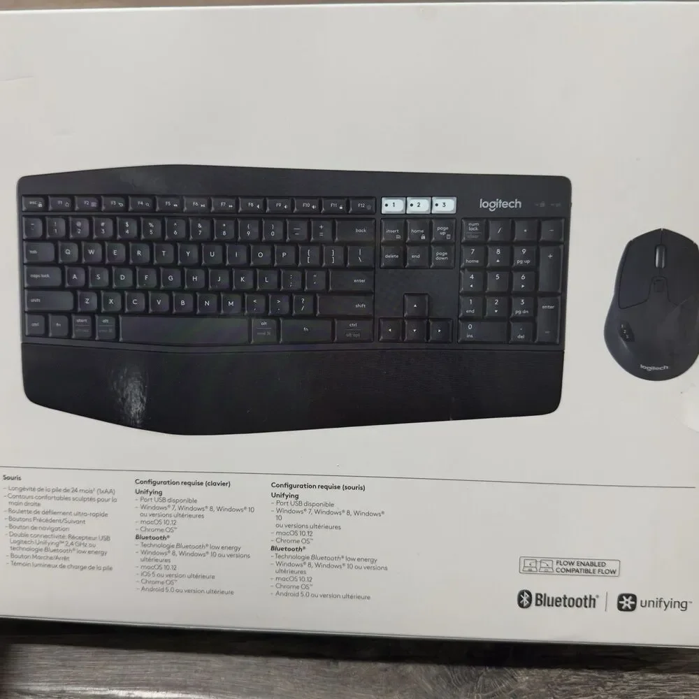 Logitech Performance Wireless Mouse & Keyboard Combo Bluetooth 920-011291 MK850